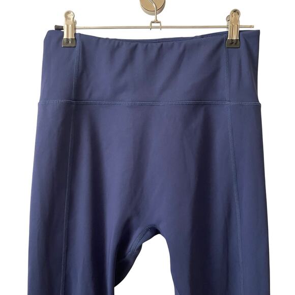 Buff Bunny Womens Large Activewear Leggings Workout High Impact Dark Blue - Picture 3 of 9